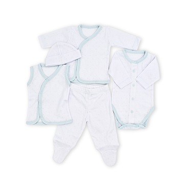 Set De Primer Dia x5 Piezas Bebe Prematuro