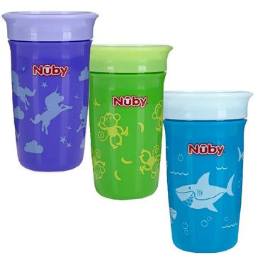 Vaso Estampado Sólido De 10 Oz En Plástico Retráctil 360° 12M+