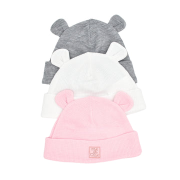 Set De Gorros X3 Unidades Orejitas
