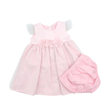 Vestido Bebe Niña Cielo Rosa