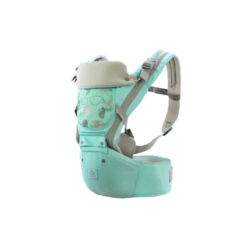 Cargador para Bebe Estampado de Ballenas Verde