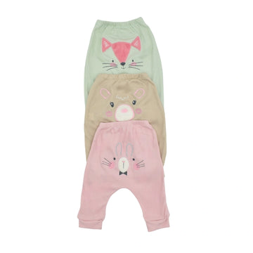 Set De 3 Sudaderas Estampado Niña 0 meses