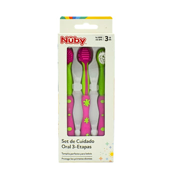 Set Cepillos de Dientes para Bebés 3 Piezas