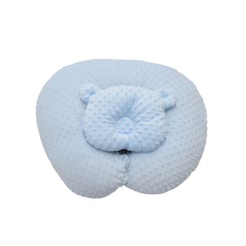 Cojín De lactancia Burbuja + Almohada Azul