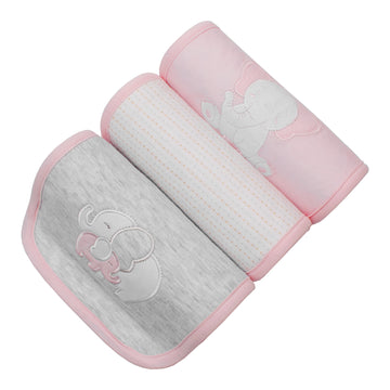 Set De Toallitas X3 Unidades Rosada 30 x 18cm