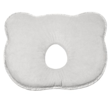 Almohada Gato Para Bebé Gris