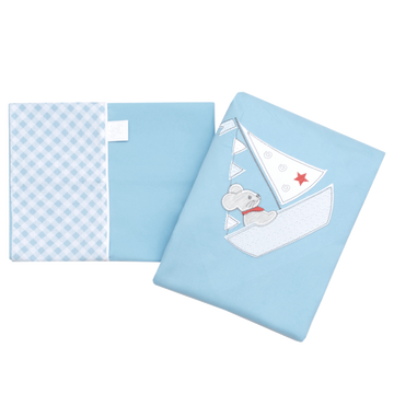 Set de Sábanas y Funda para Corral Bordada