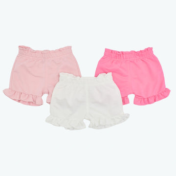 Set x3 Short Bebé Niña