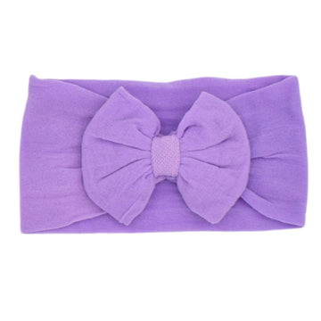 Balaca Moño Minnie Media Velada Morado