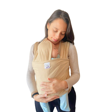 Fular Con Soporte De Espalda 0-12 Meses Beige