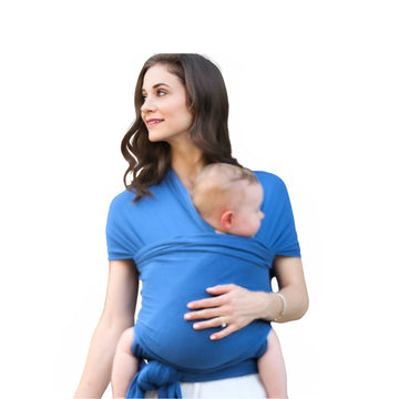 Fular Con Soporte De Espalda 0-12 Meses Azul