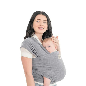 Fular Con Soporte De Espalda 0-12 Meses Gris