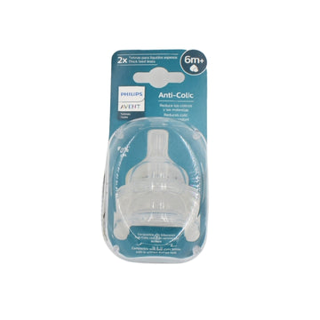 Chupo Repuesto Natural Philips Anticolicos Flujos Espesos 6m+