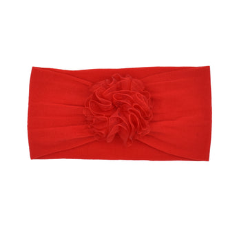 Balaca tipo Media Velada Moño Pequeño Rojo