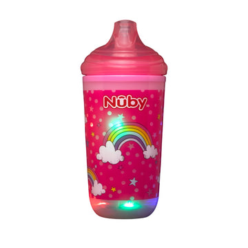 Vaso Iluminado Con Válvula De Silicona 10 Oz