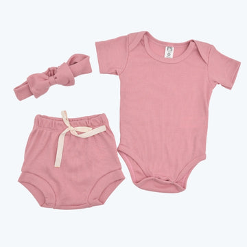Conjunto Short Body + Balaca Niña