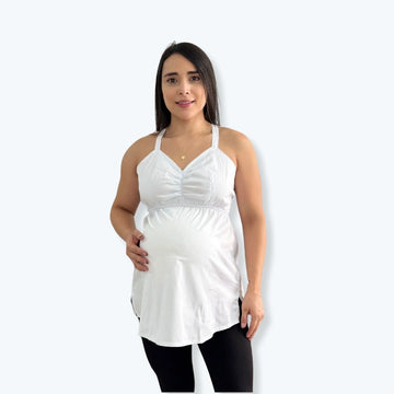 Blusa Matera Tiras Blanca