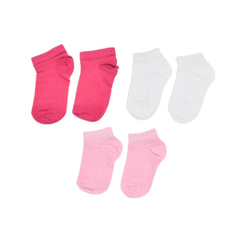 Set De Media Talonera X3 Unicolor Bebe Niña