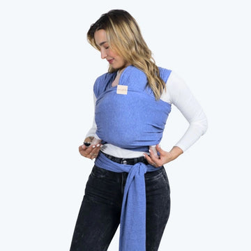 Fular Bebe Tela Azul Claro