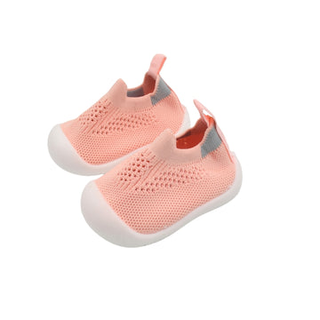 Zapato Tejido Con Suela Flexible Salmon