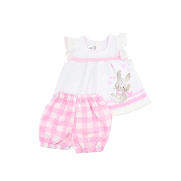 Conjunto Short Estampado Conejo