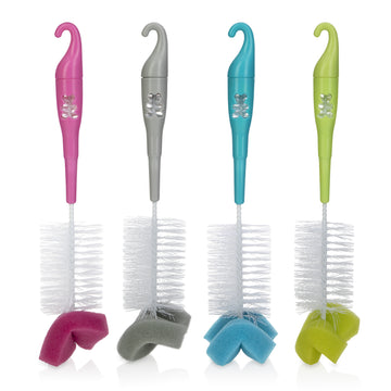 Set Cepillo para Teteros y Chupos con Punta Esponja 0M+