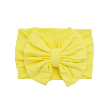 Balaca Grande Con Moño Amarillo