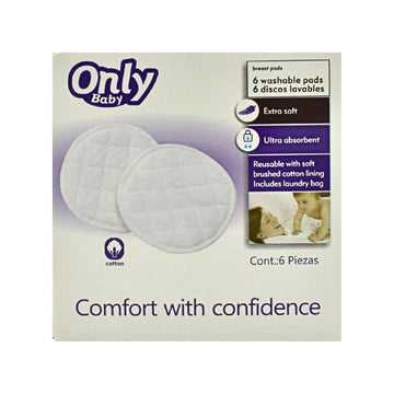 Discos Protectores Lavables y Reutilizables x6 Only Baby