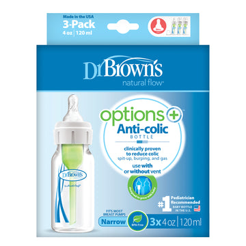 Tetero Estándar 4 oz Estándar options+ Bpa Free 3 Pack