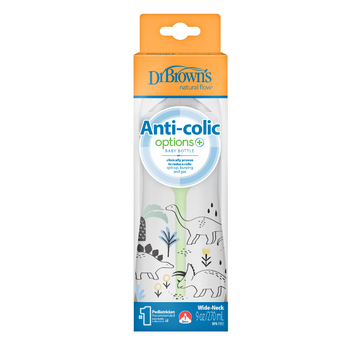 Tetero Boca Ancha 9 Oz Dinosaurio