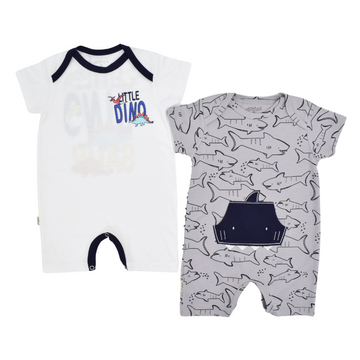 Set x2 Enterizo Bebé Niño Estampados surtidos
