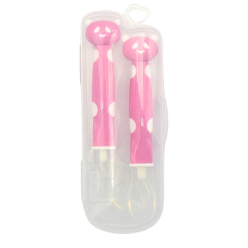 Set x2 Cucharas en Silicona Estampado Osito