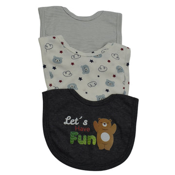Set de Baberos Bandana para Bebé Osos x3