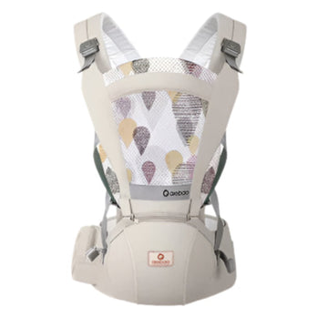 Cargador Base Estampado Malla Beige