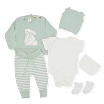 Set De Primer Día Estampado Conejo