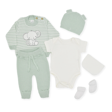 Set De Primer Día Estampado Elefante