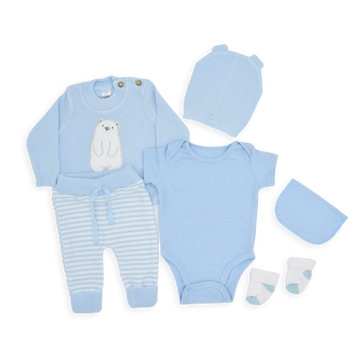 Set De Primer Día Estampado Oso
