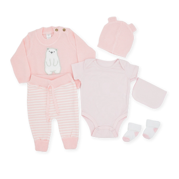 Set De Primer Día Estampado Oso