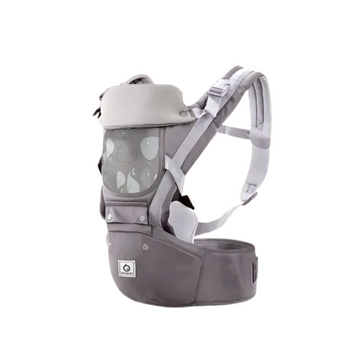Cargador para Bebe Estampado de Ballenas Gris