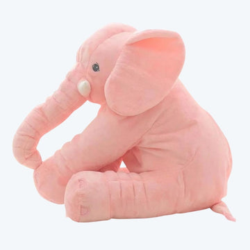 Elefante Peluche Almohada Bebe 60cm Extra Suave Rosado
