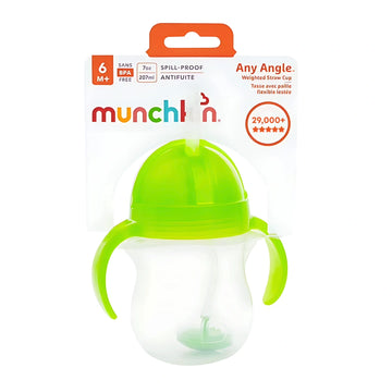 Vaso Entrenador con Pitillo y Peso – 7 oz