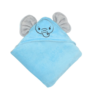 Cobija Doble Faz Con Capucha Estampado Elefante
