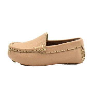 Zapato Mocasín En Cuero Camel-Mani