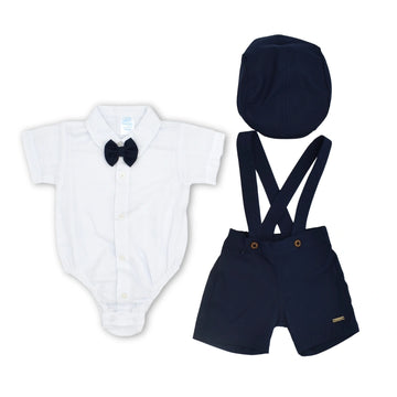 Overol Elegante + Body Y Boina