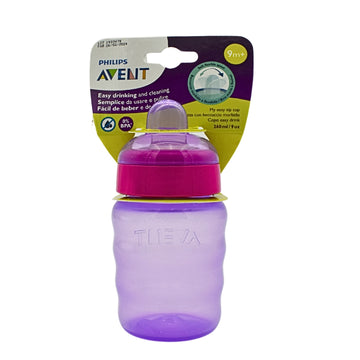 Vaso Classic Avent 12m+ 9oz Rosado