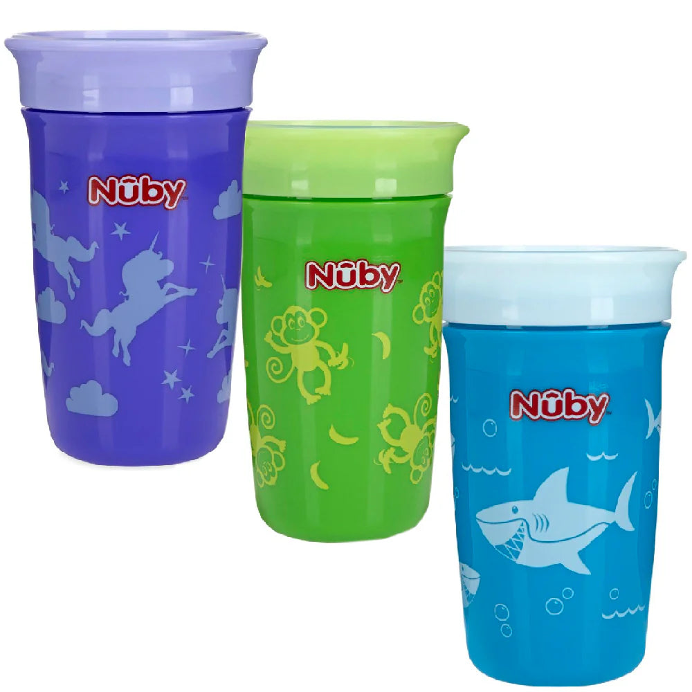 Vaso Estampado Sólido De 10 Oz En Plástico Retráctil 360° 12M+