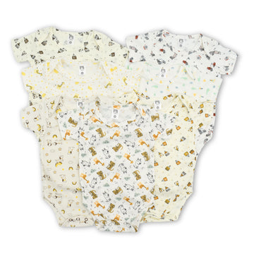 Set De  Mameluco Bebe Estampado X7