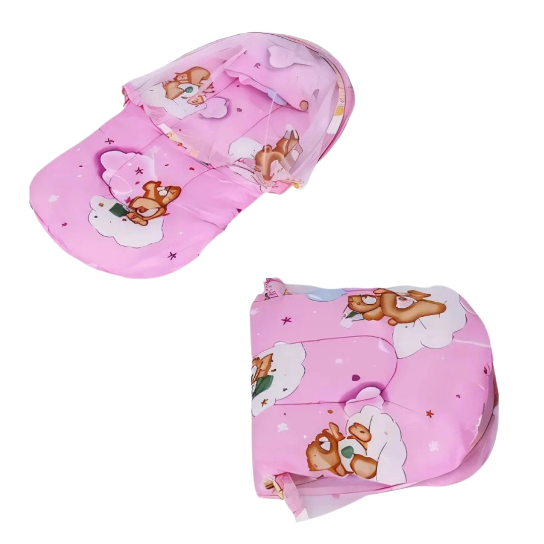 Mosquitero Cuna Portatil Estampado Rosado