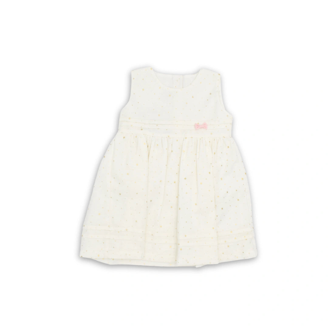 Vestido Manga Sisa Estampado Estrella