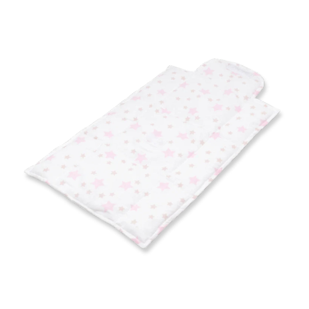 Cambiador Tipo Sobre Impermeable acolchado 52X34cm Rosado